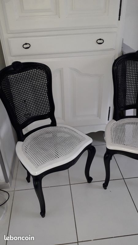 Lot de 2 chaises régence (image 1)