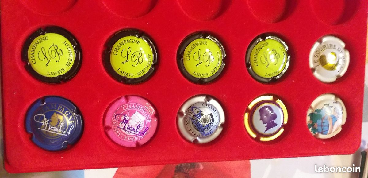 Capsule de champagne lahaye berthelot+divers (image 1)