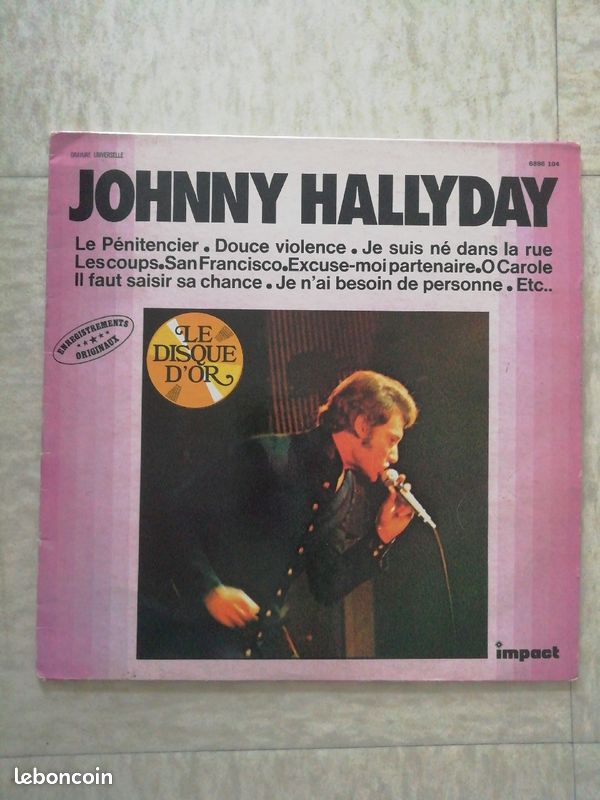 Vinyl Johnny Hallyday (image 1)