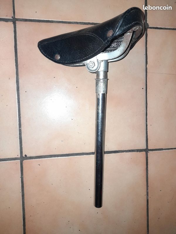 SELLE EN CUIR Pryma Polaire Velo Ancien (122) EUR 35,50 - FR