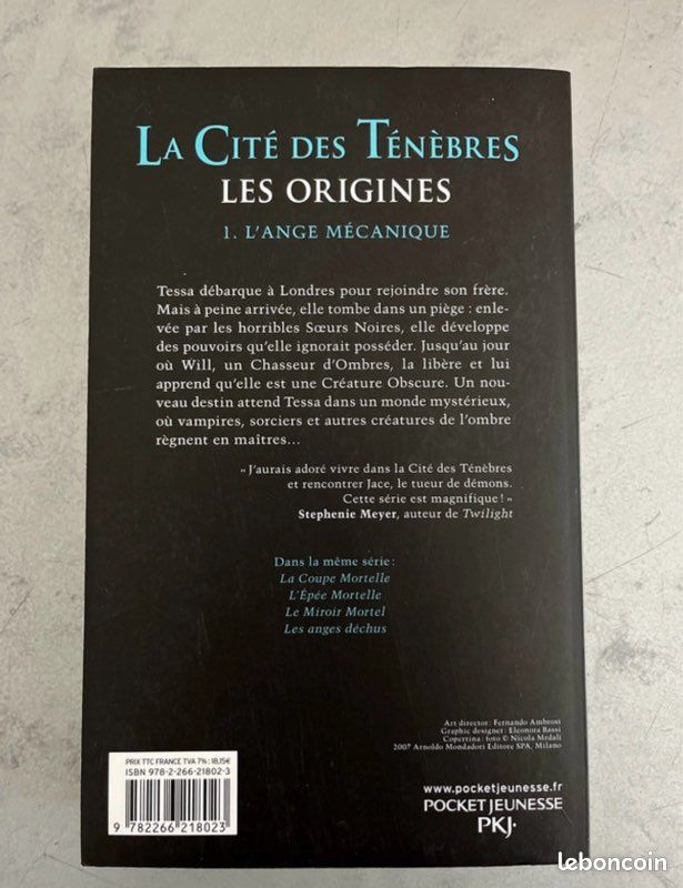 Livre la cité des ténèbres (image 2)