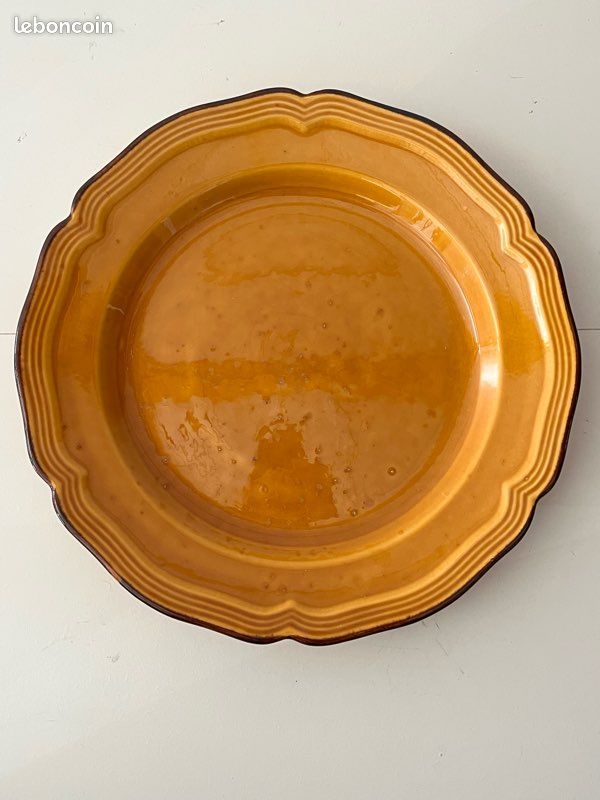 Plat , poterie dieulefit (image 1)