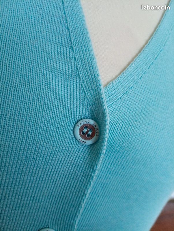 Très beau gilet Saint James, 100% laine, taille 40, neuf (image 3)