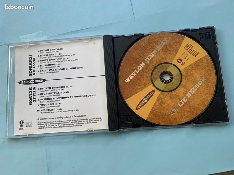 CD Waylon Jennings Willie Nelson (image 3)