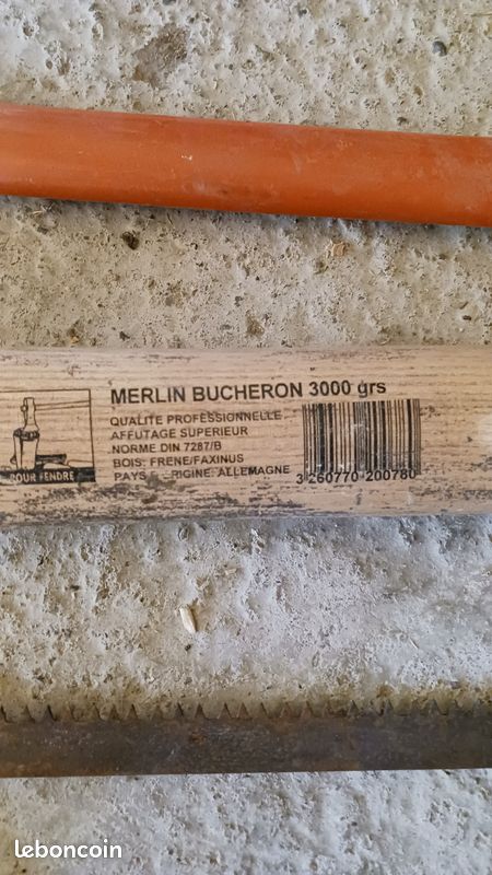 Merlin de bûcheron plus scie (image 3)