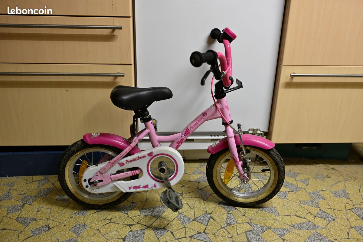 Velo A Roulette Fille Ans Vélo Fille 12 Pouces A Roulette Pour A