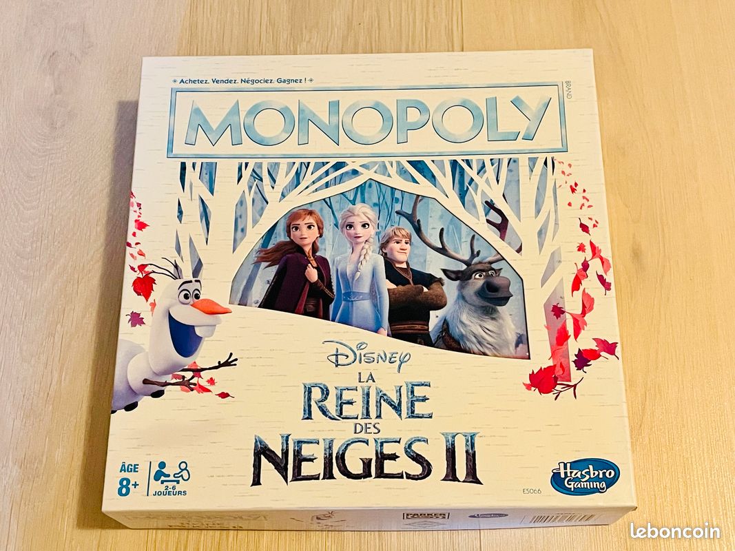 Monopoly Reine des Neiges 2 complet comme neuf - Jeux & Jouets