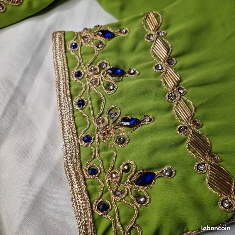 Caftan orientale vert neuf, kaftan (image 4)