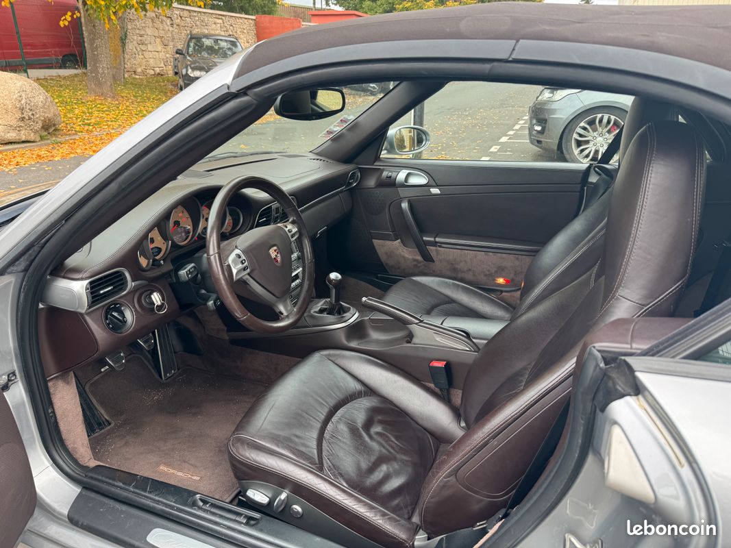 Porsche 911 (997) cabriolet 3.8 355 carrera 4s echappement sport reprise possible 990 euros/mois sans apport (image 8)