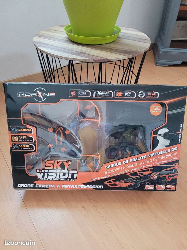 đ Casque de rĂ©alitĂ© virtuelle 3D et drone Sky vision (image 1)