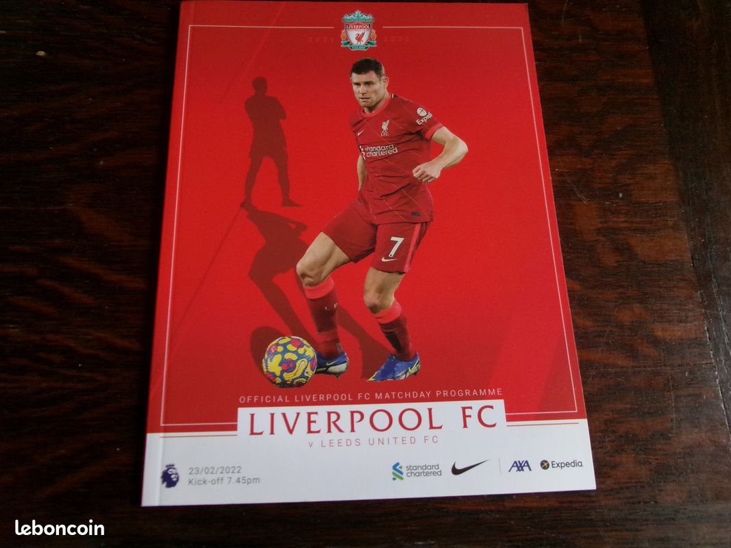 Football programme Liverpool Leeds 2021-22 (image 1)