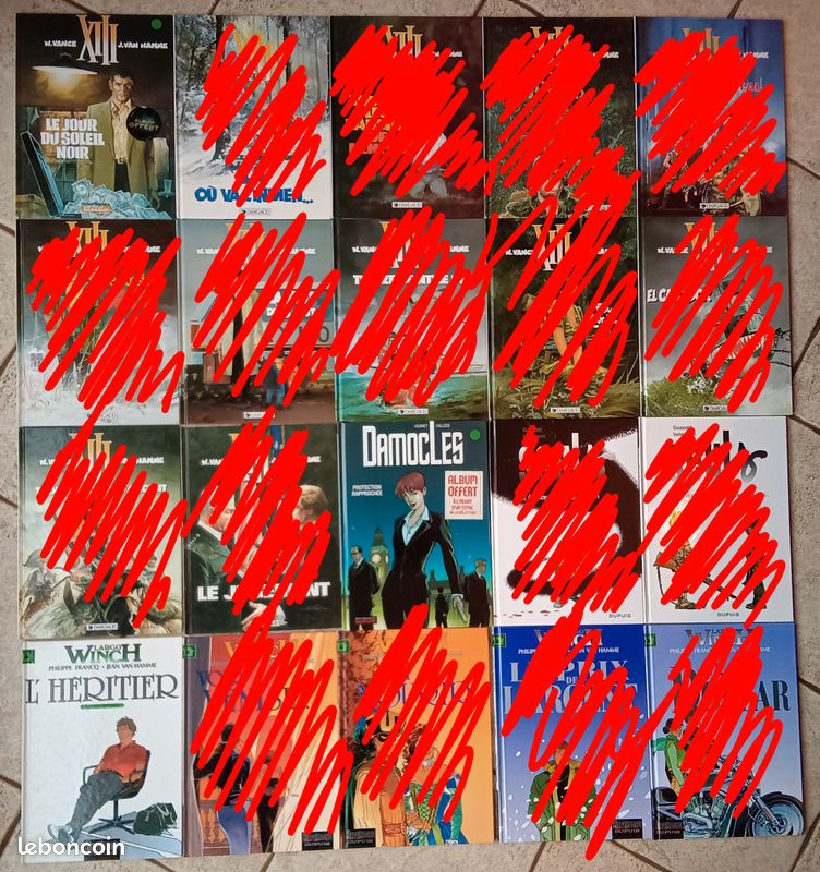 Bds(3) Fantasy-SF-Fantastic-Jeunesse-policier... 1,5 eu piece / 5 eu les 4 (image 1)