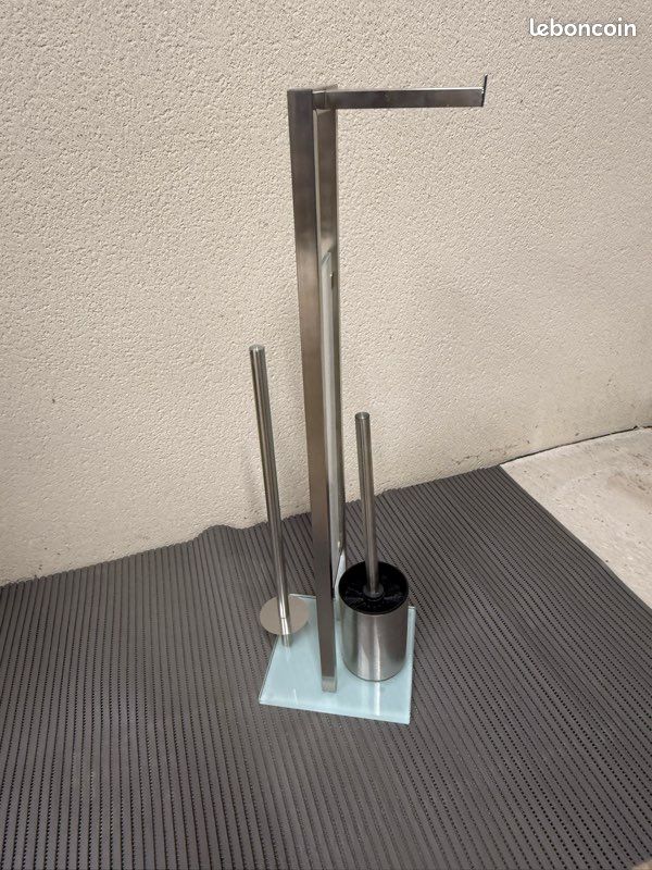 Porte papier WC Serviteur WC Rivalta gris (image 3)