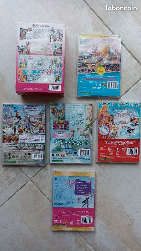 Lot de 5 DVD Barbie (image 2)