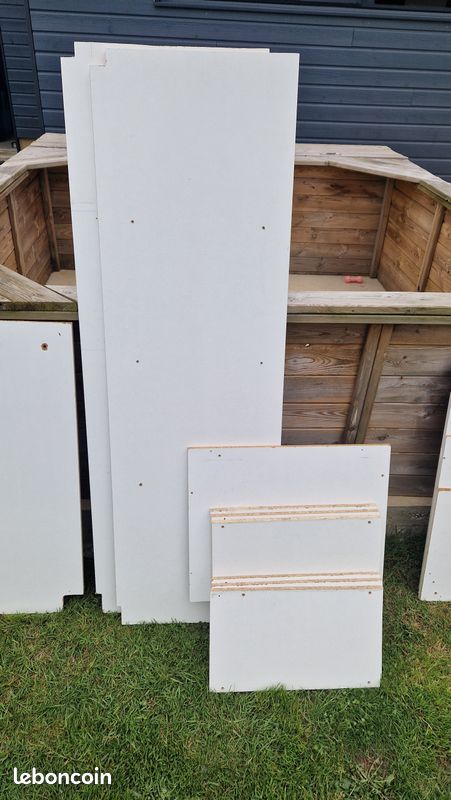 Tablette et tasseaux bois (image 4)