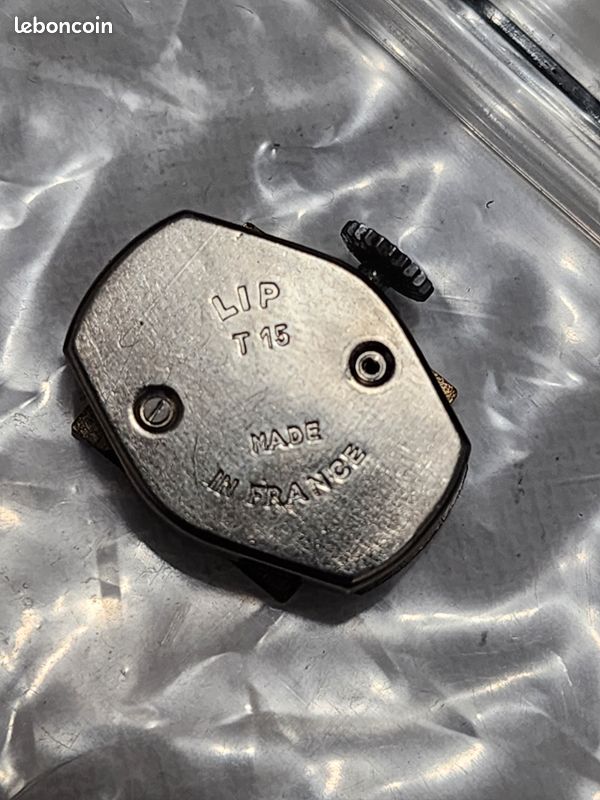 Pièce Horlogerie LIP T.15 - Plaque Contre Pivot Balancier, Neuf Sans étiquette, Fabriqué En France