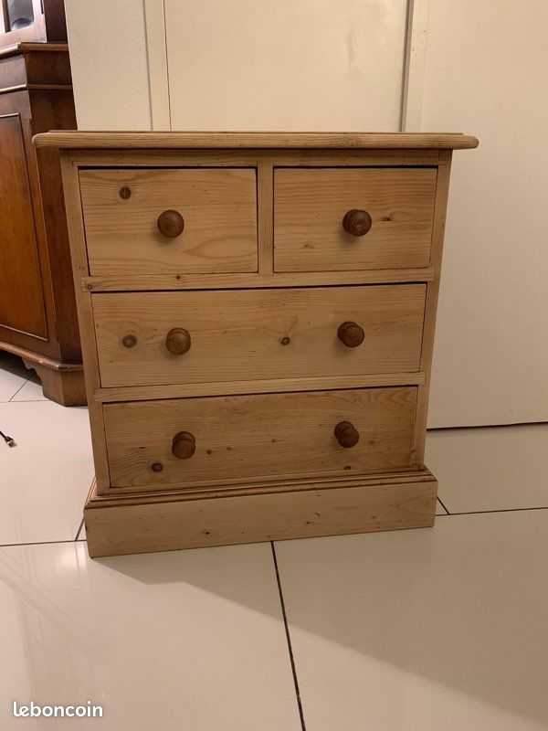 Commode pin massif type interior (image 1)