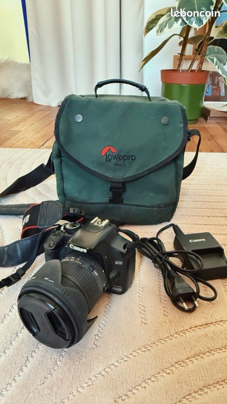 Kit Canon 70D Expert - Boîtier + 4 Objectifs + Sac Lowepro - Occasion