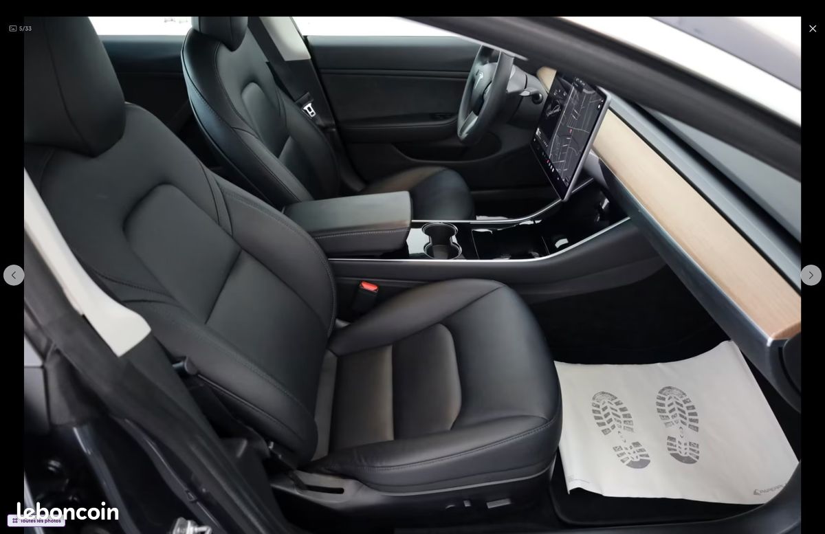 TESLA MODEL 3 Long Range Dual Motor AWD | Autopilot • Caméra 360 • Toit panoramique • 441ch (image 5)