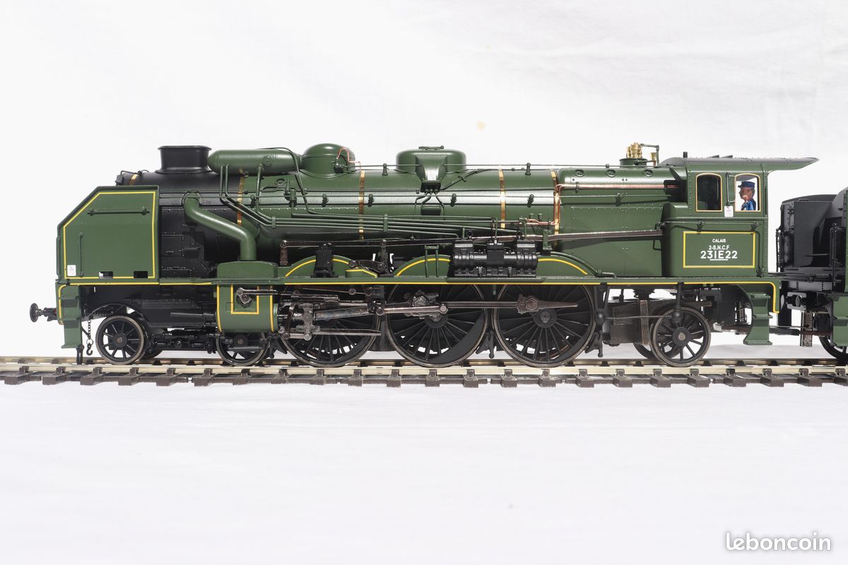 Locomotive à Vapeur 231 E 22 SNCF MTH échelle O Laiton – Édition Limitée ép. 3