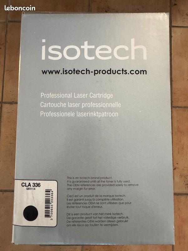 Toner ISOTECH CLA336 - Q6511X pour HP et CANON (image 2)