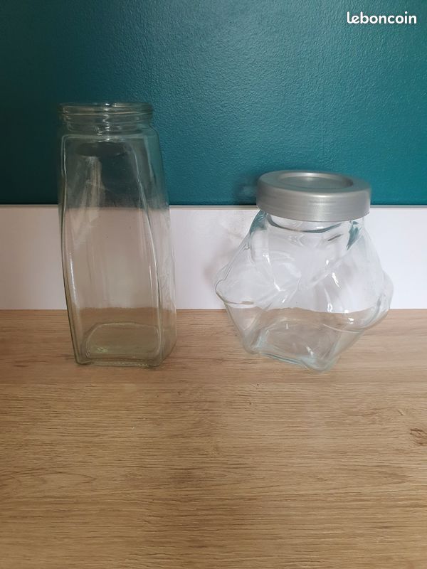 Vase + contenant avec couvercle (image 1)