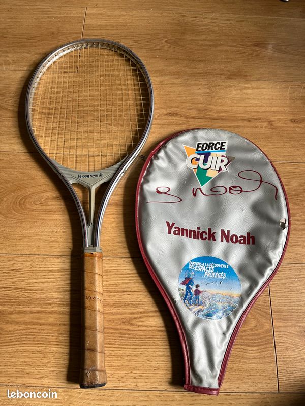 Raquette de Tennis Yannick Noah Le Coq Sportif Vintage Sport