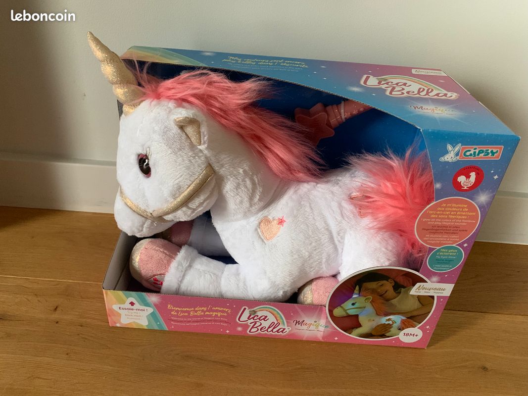 Lica Bella Peluche Licorne Violette Gipsy Toys Licorne Lica Bella