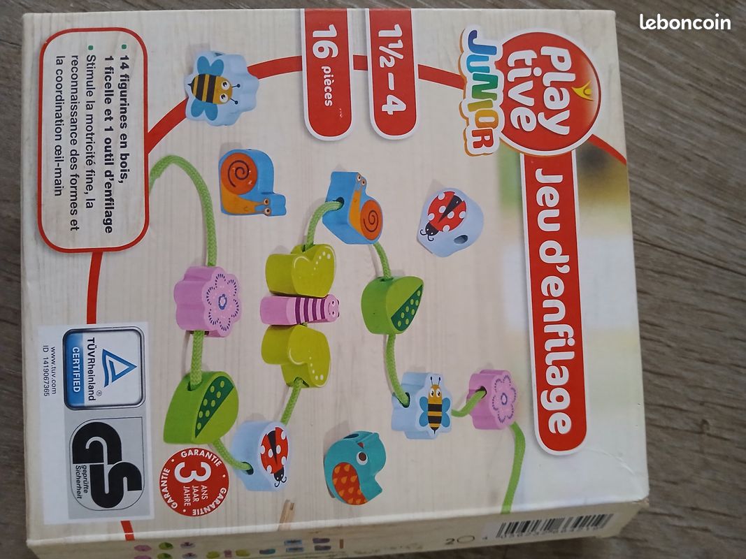 Jeu d'enfilage en Bois (image 1)