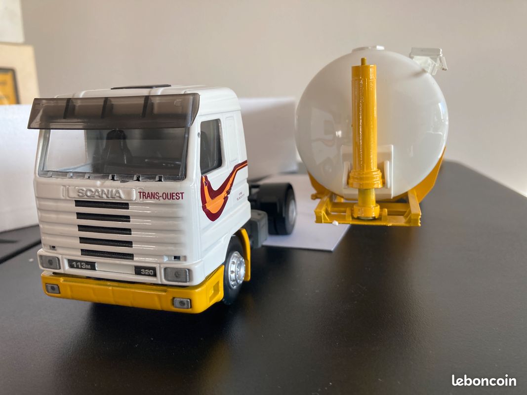 Eligor camion Eligor lbs Scania Transport Blanc - Collection