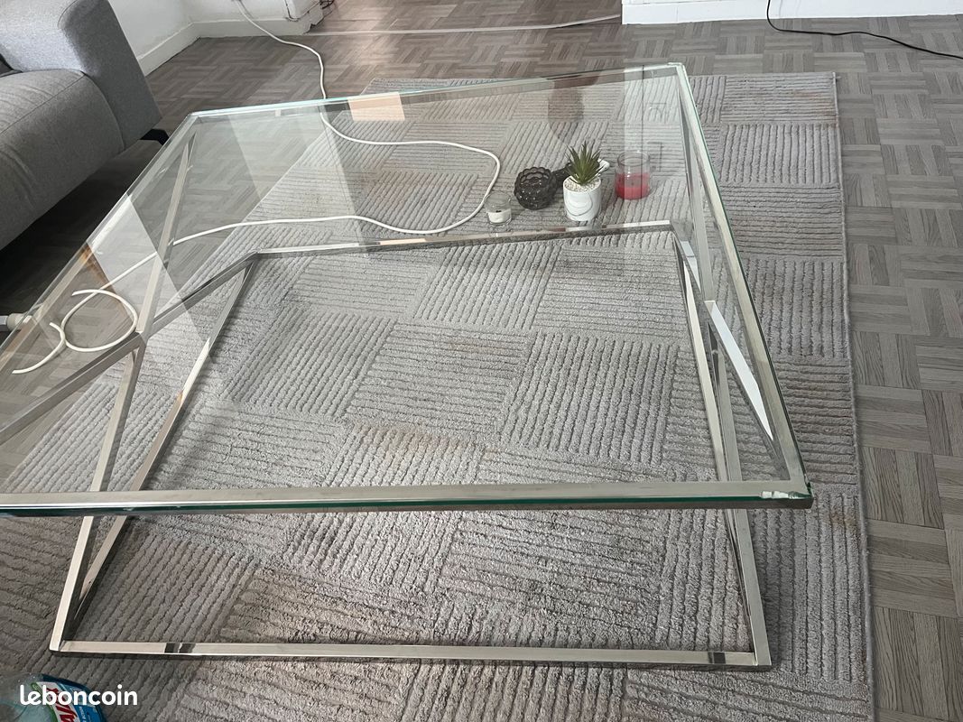 Table basse en verre (image 2)