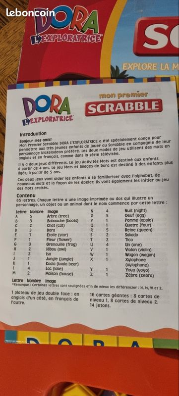 Scrabble Dora l'exploratrice (image 8)