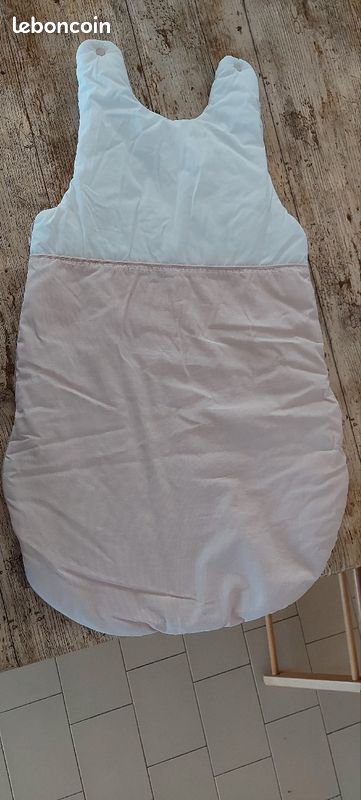 Turbulette gigoteuse nid d'ange blanche et beige DPAM (image 2)
