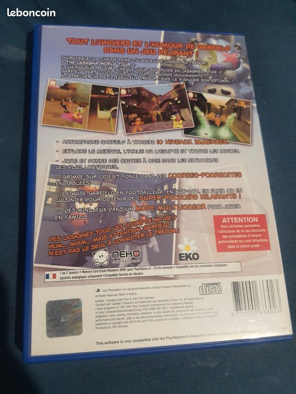 Garfield Lasagna World Tour PS2 (Gebraucht) in Welschenrohr für CHF 6
