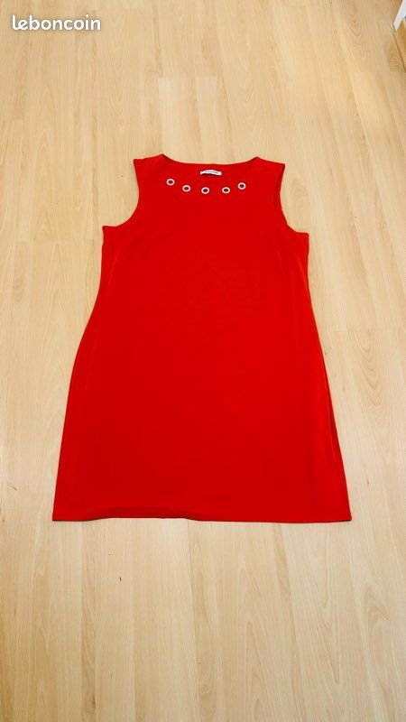 Ensemble robe sans manche et gilet court Christine Laure Vêtements