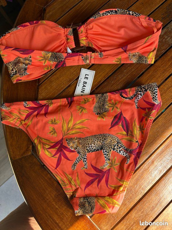 Maillot de bain Etam pièces bas 36 haut 38 neuf Vêtements