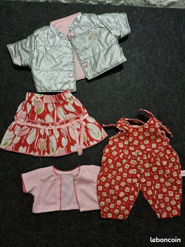 Lot vêtements poupées Corolle 36 cm (image 1)