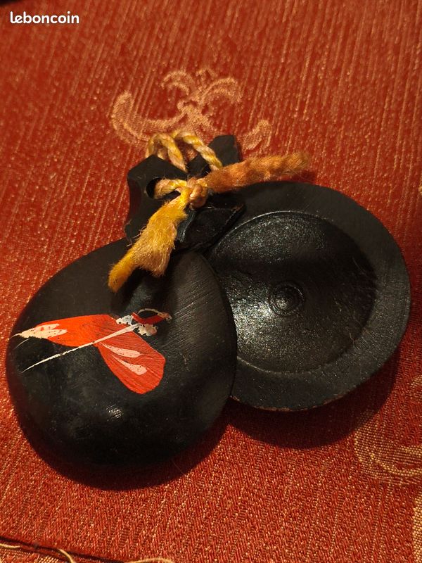 Lot De 2 Grands Maracas En Bois Pour Adultes