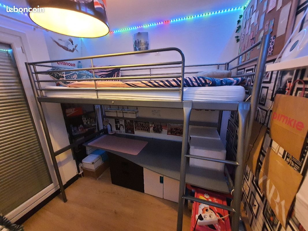 LIT MEZZANINE 1 pers + BUREAU (image 5)