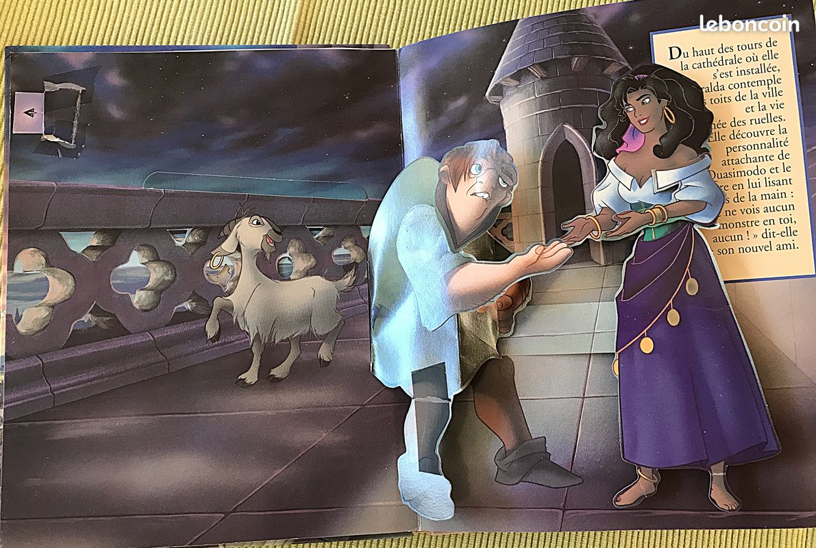 Le bossu de Notre -Dame, livre animé Disney/Hachette (image 5)