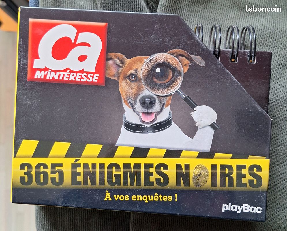 365 énigmes noires ça m'intéresse NEUF (image 1)
