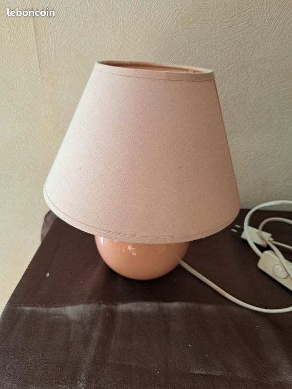 Petite lampe de chevet Vintage orange (image 1)