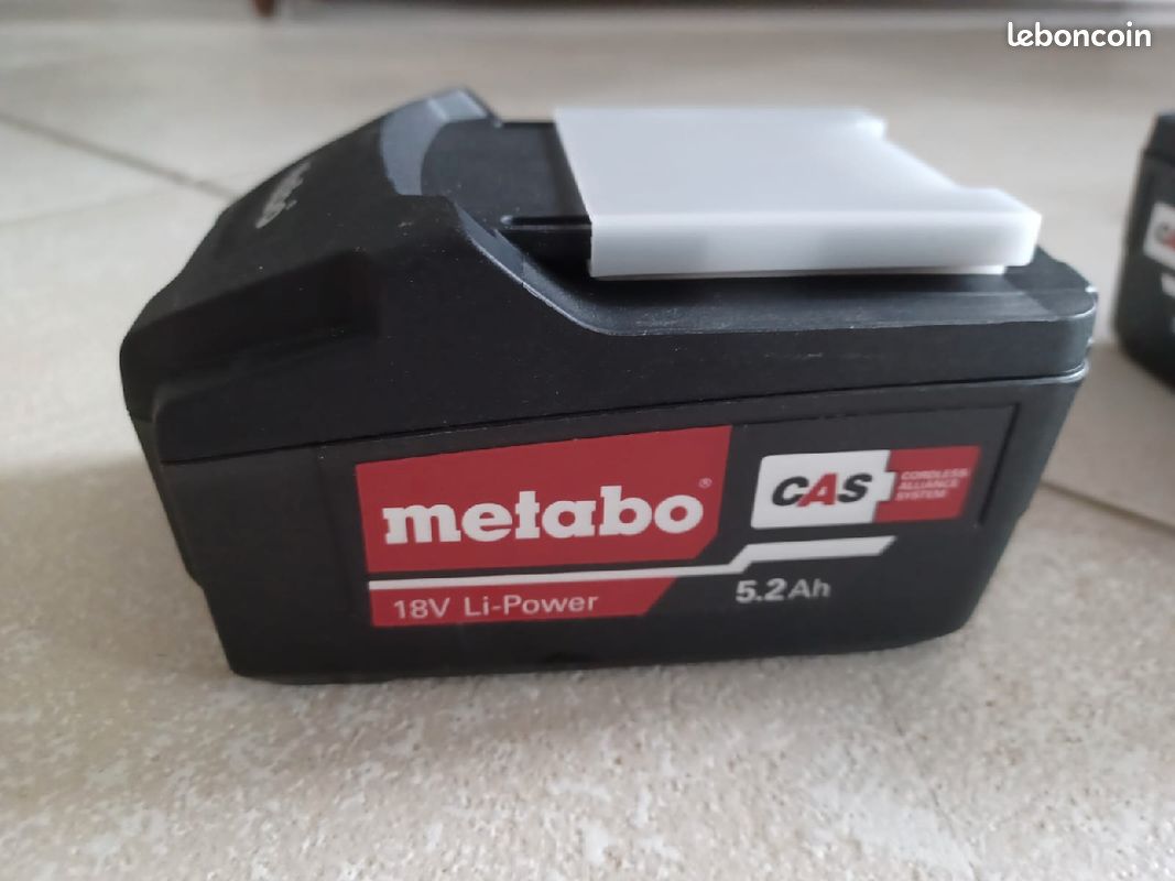 Batteries et chargeur METABO pack neuf (image 2)