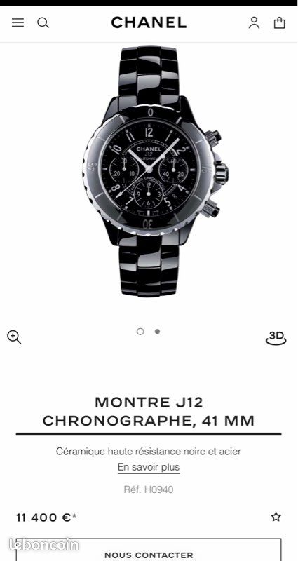 CHANEL J12 CHRONOGRAPHE - H0940 - Neuve (image 2)