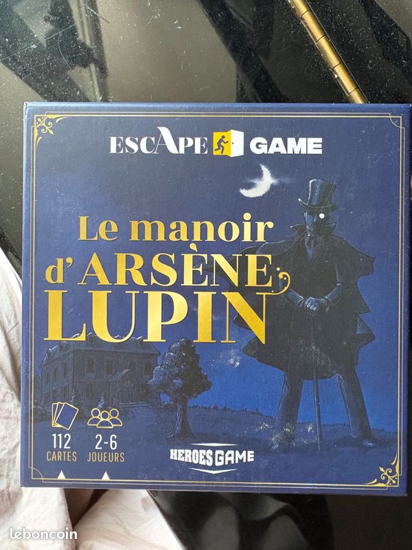Escape Game Heroes Game – Le Manoir d'Arsène Lupin – Jeu complet – 2 à 6 joueurs (image 1)