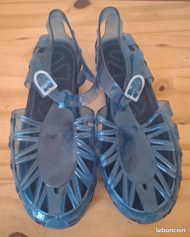 Tongs De Piscine G&G Sanitized – Bleu, Taille 36, Chaussures D'eau Flottantes Femme