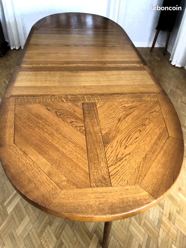 Table ovale chêne massif (image 3)