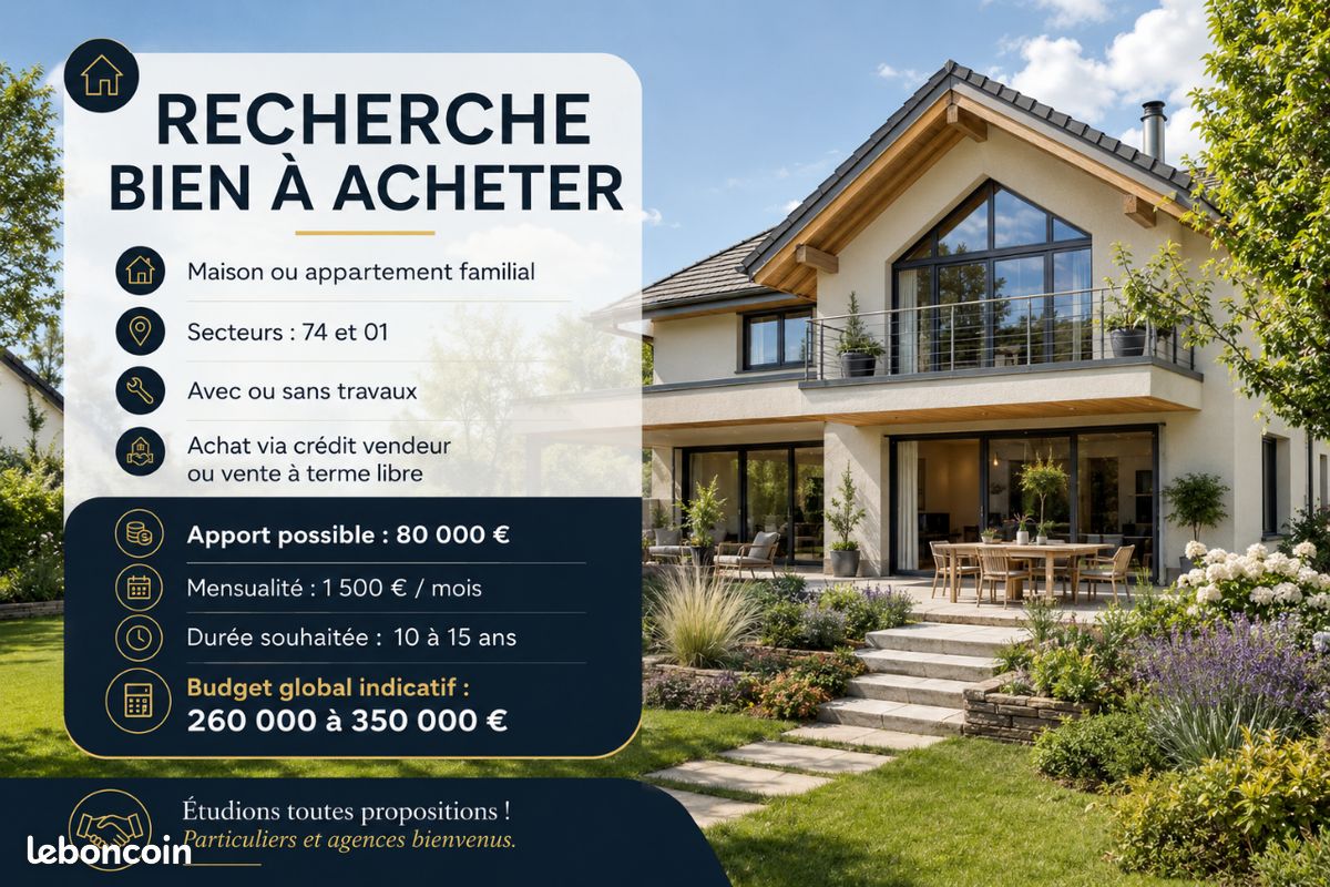 Maison 4 pièces 70 m² · à Annecy · 70 m² · 450 000 €