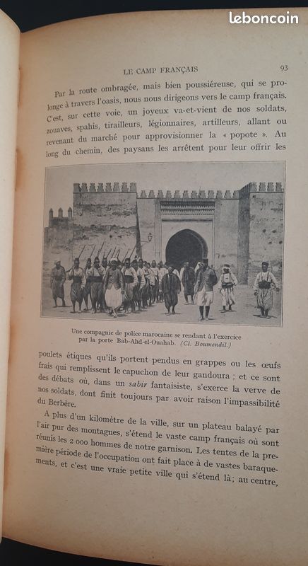 Livre ancien (1912) : Sur les confins du Maroc, de Louis Rousselet (RER A possible) (image 8)