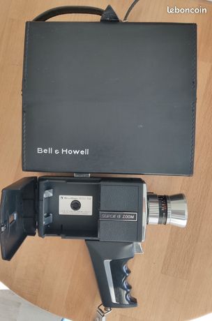 Caméra Super 8 Bell & Howell Japon 309 – Avec Boîtier Et Notice D'utilisation